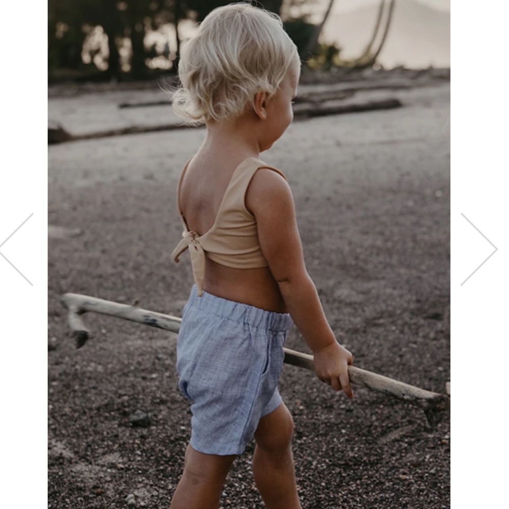 The Simple Folk Bikini Top Desert Neutral Tan Cream